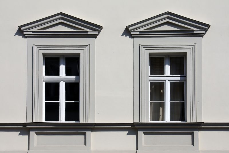 New Windows with Decorative Frames